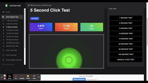 cps test 5 seconds